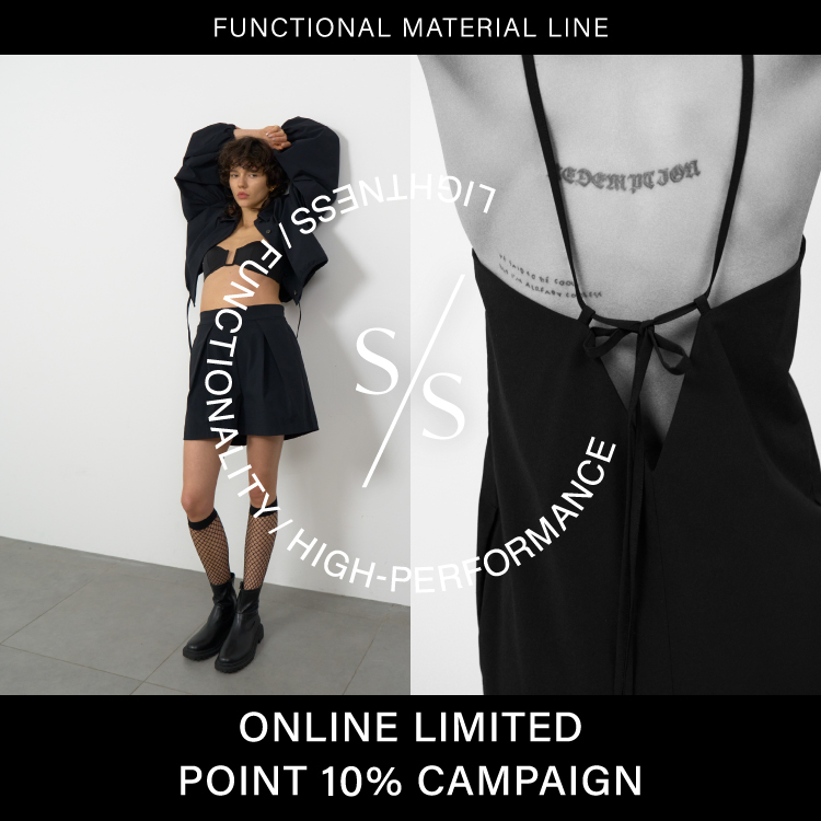 styling/機能素材ライン「S/S」 POINT 10% CAMPAIGN