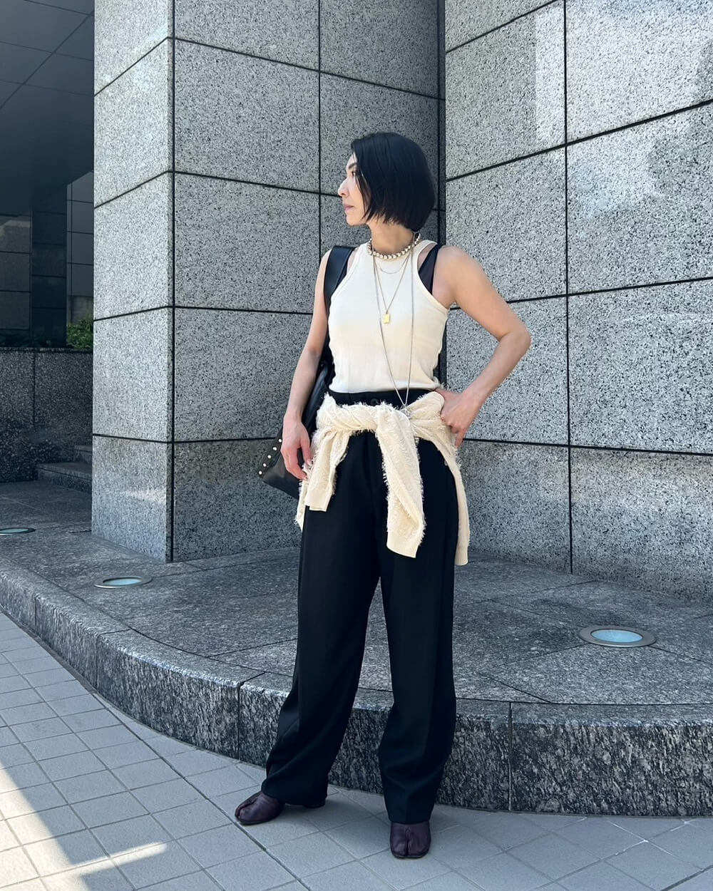 上半身に身につけるもの Miller × styling/ この時期に欠かせないカップインタンク 大人