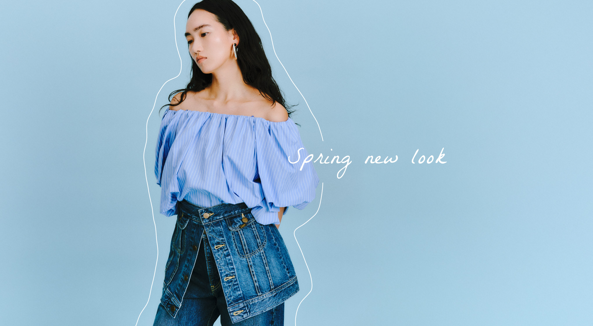 Spring new look企画のメインビジュアル