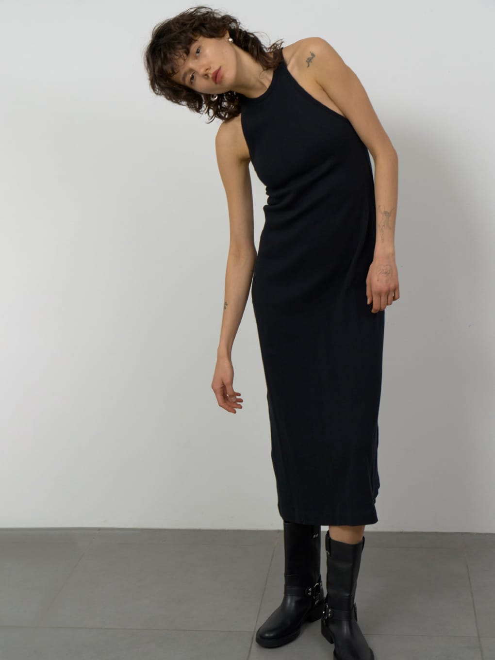 【MILLER×styling/】Cup-in I-line dress