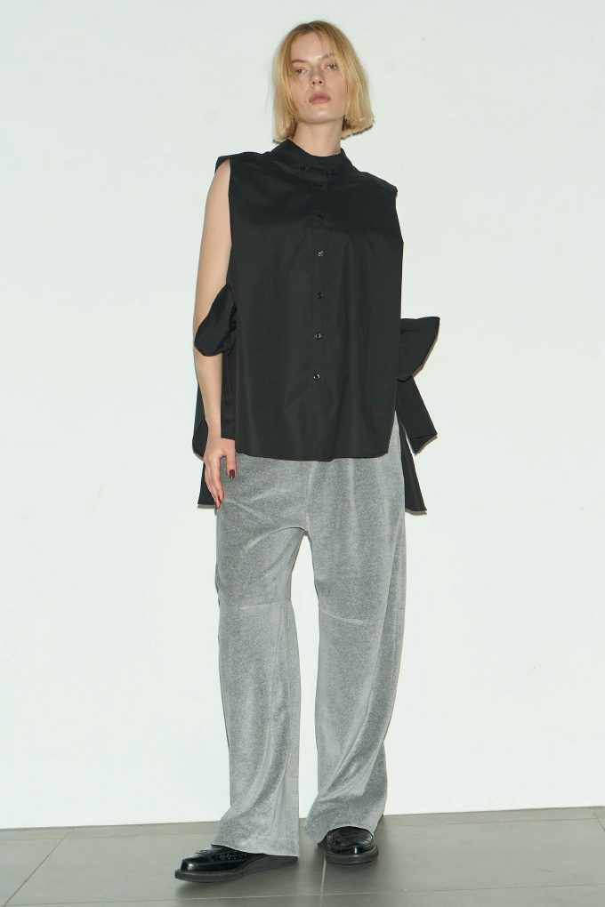 Velor cocoon pants