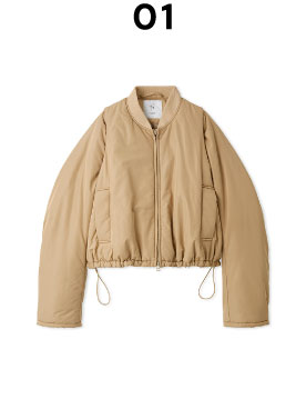 商品01 Padding 2WAY short blouson