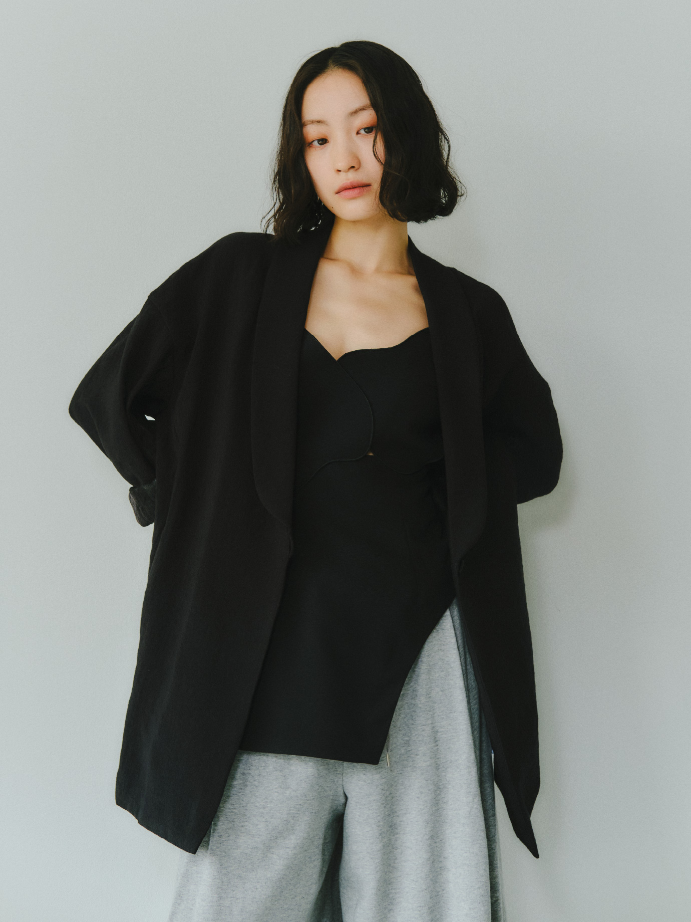 I LIKE FASHIONABLE TOPS商品を着用したモデル画像