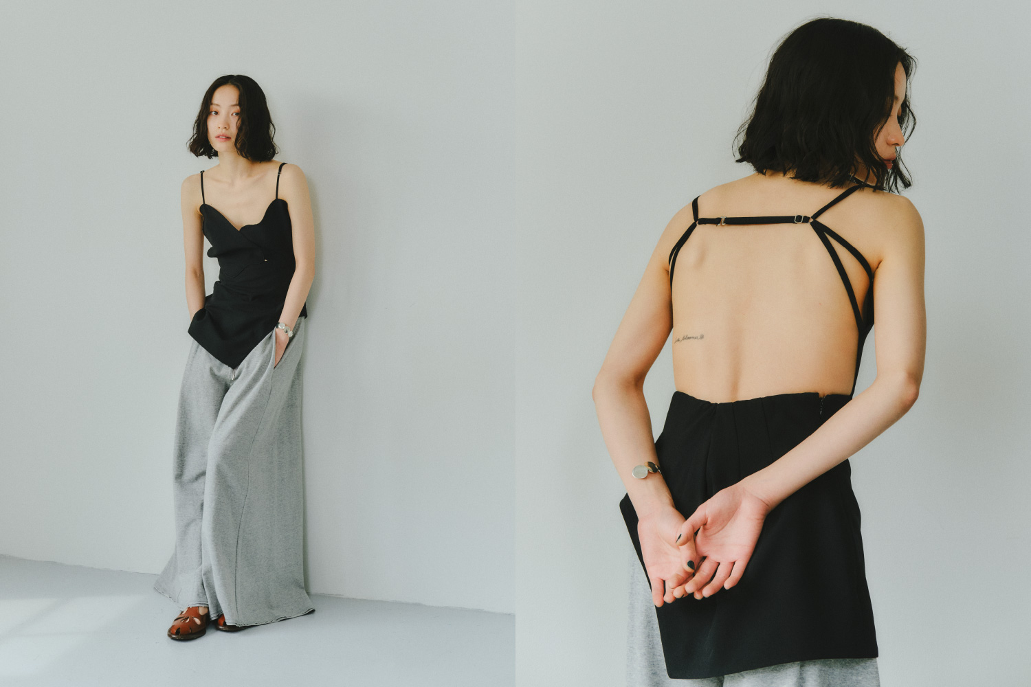 I LIKE FASHIONABLE TOPS商品を着用したモデル画像