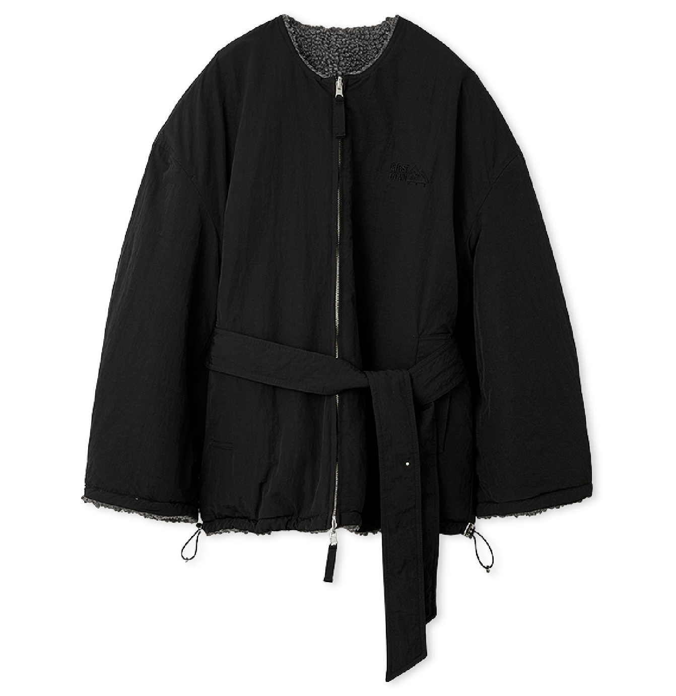 黒色の【FIRST DOWN】リバーシブルブルゾンの商品画像